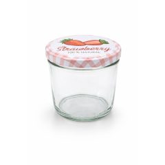 230ml Konzervüveg + epres fedő
