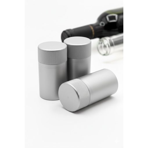 műanyag csavarzár - ezüst