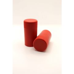 műanyag csavarzár piros