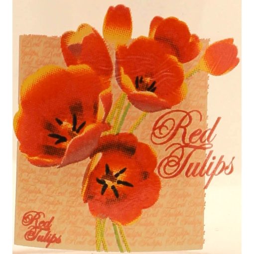 Tároló üveg 400 ml - tulipán 