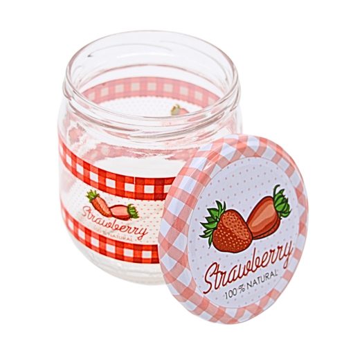 425 ml Konzervüveg - Epres tetővel