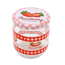 425 ml Konzervüveg - Epres tetővel