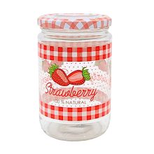 660 ml Konzervüveg - Epres tetővel