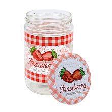 660 ml Konzervüveg - Epres tetővel