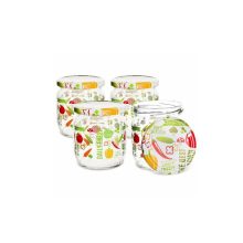660 ml mintás üveg-zöldséges