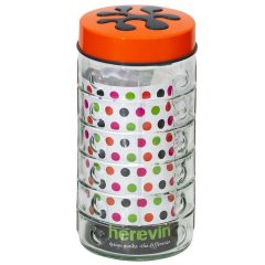 Tároló üveg 2 liter - Puzzle - 3 színben - új