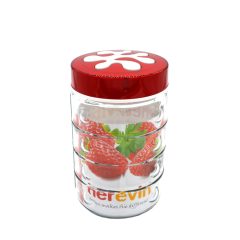 Tároló üveg 1,5 liter - PUZZLE - 3 színben