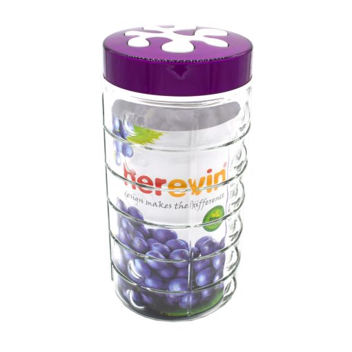 Tároló üveg 2 liter - PUZZLE - 3 színben