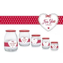 100 ml Konzervüveg tetővel For You