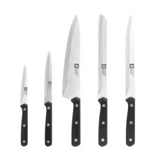 Késkészlet 10 db-os fa tartóval