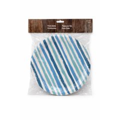 Papír party tányér 23 cm 8 db-os