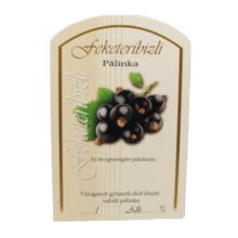 Pálinkás címke - Feketeribizli (nagy)